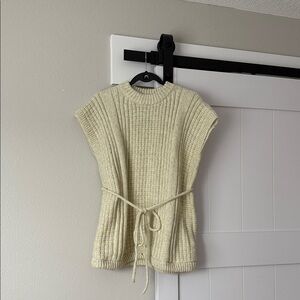 Universal Thread Light Tan Knit Sweater Vest